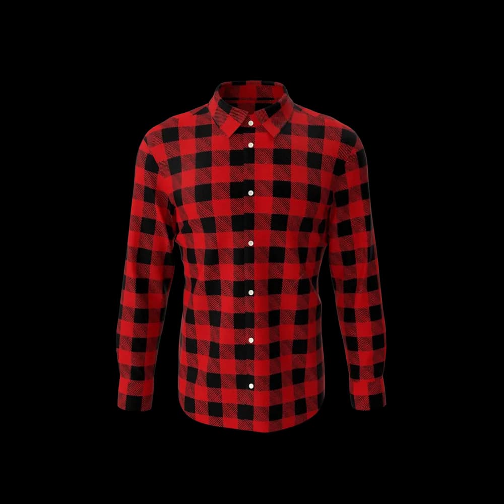 Man Plaid Shirt product