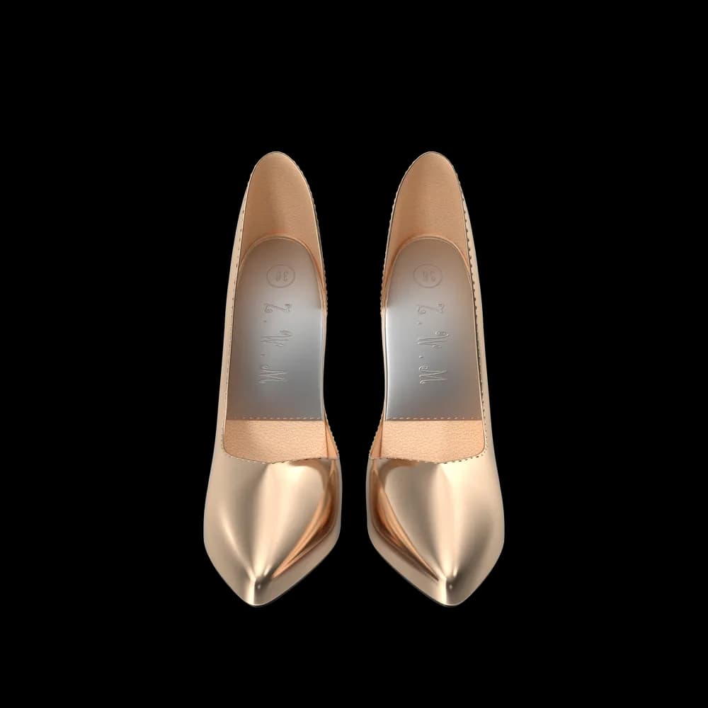 Golden Shoes Woman product