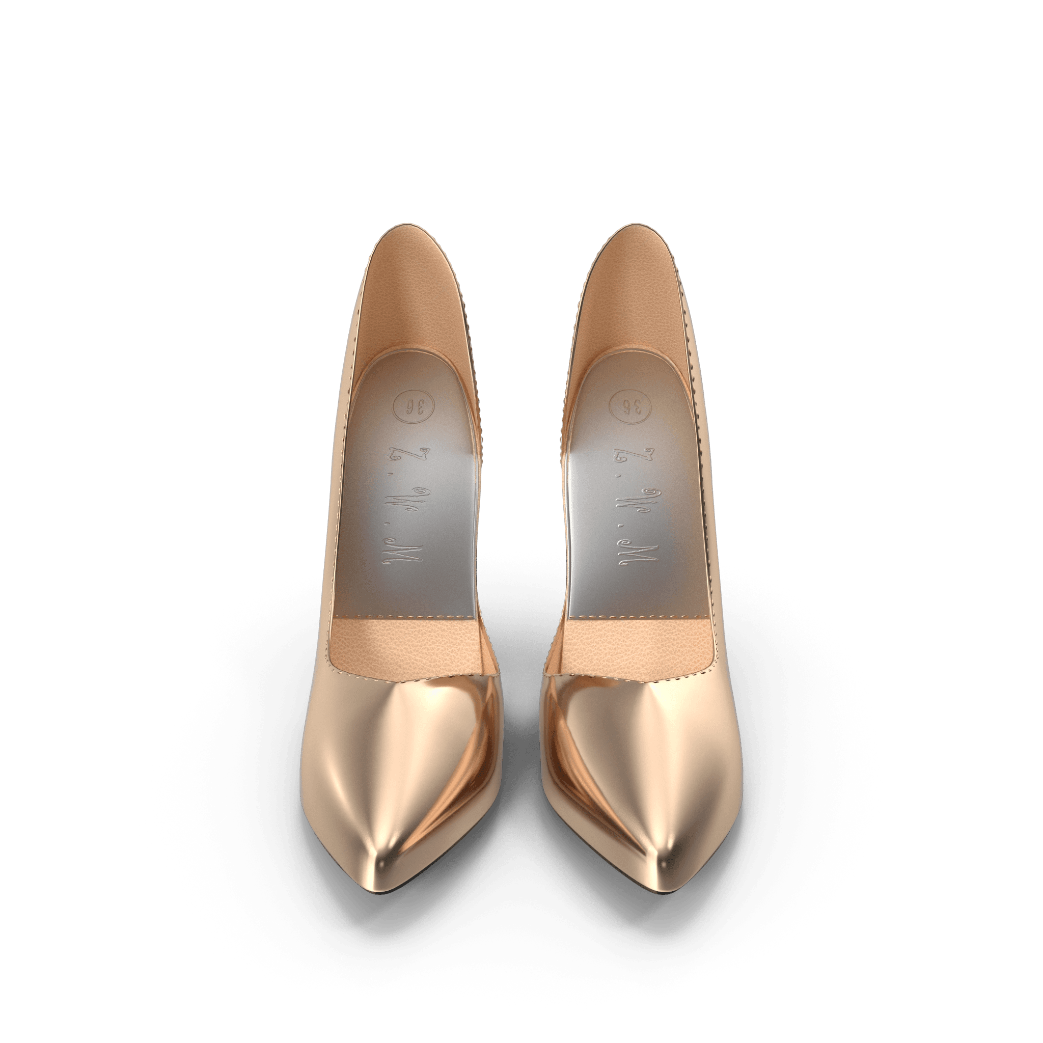 Golden Shoes Woman product